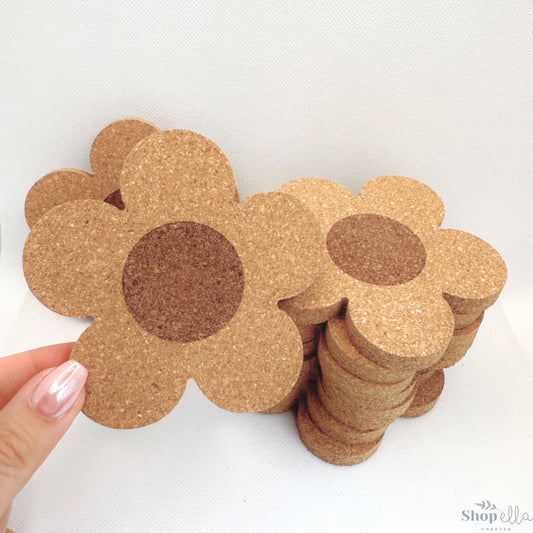 Flower Cork Coaster