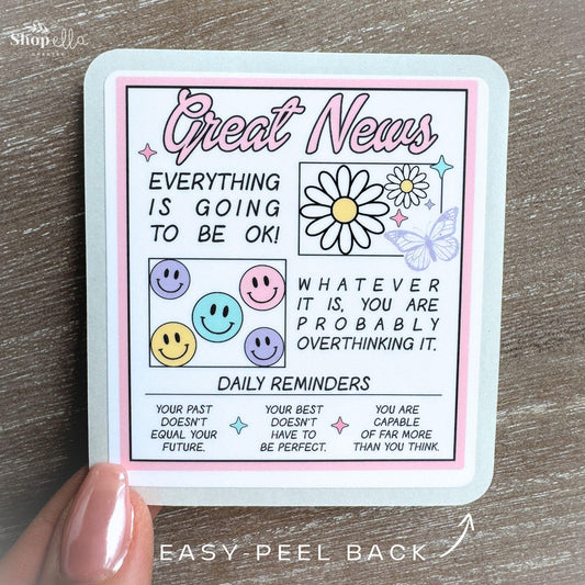 Everything Is Ok Sticker