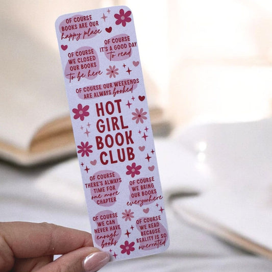 hot girl book club quotes bookmark