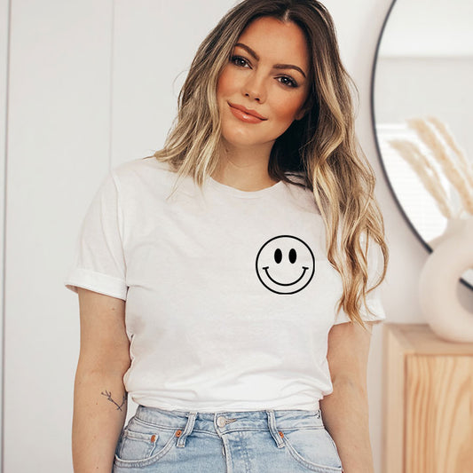 Happy Smile (Pocket) T-Shirt